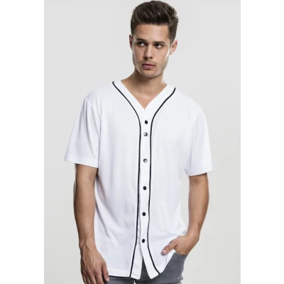 Abbildung von Urban Classics Baseball Hemd, Herren, Größe: Large, White