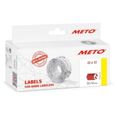 Abbildung von Original Meto Preisauszeichner Etiketten Vordruck « Sonderpreis » (22x12 mm, 1 zeilig, 6.000 Stück, fluor rot, permanent haftend)