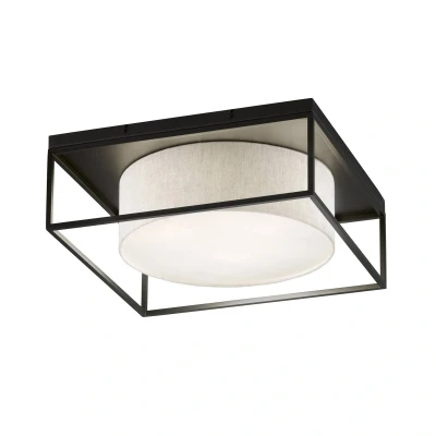 Abbildung von FISCHER &amp; HONSEL Deckenleuchte »Carre«, Gr. 70 x70 cm, für Leuchtmittel 3 x E27