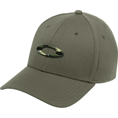 Abbildung von Oakley Herren Tincan Cap, Worn Olive/Graphic Camo, S/M, 911545 70L