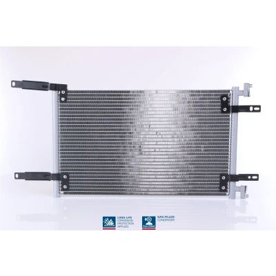 Abbildung von NISSENS 94632 Klimakondensator ohne Trockner Aluminium 534 R 134a FIAT: Doblo I Cargo, Estate