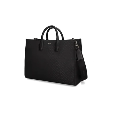 Abbildung von BOSS Sandy MED TOTE Handtasche, Damen, Größe: One Size, Black