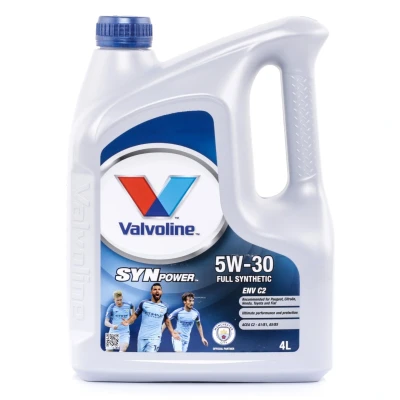 Abbildung von Valvoline Synpower ENV C2 5W 30 4l Motoröl 872521 KIA: cee‘d II Hatchback, Sportage III, Sportswagon, TOYOTA: Avensis III Estate