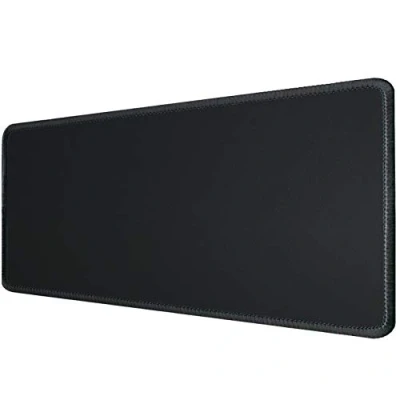 Abbildung von Silent Monsters Mauspad XXL 900 x 400 mm großes Mousepad Schwarz Vernähter Rand rutschfest für Gaming Büro Office Homeoffice Tastatur 90 40 cm groß Mouse Pad Mat alle Maus Arten