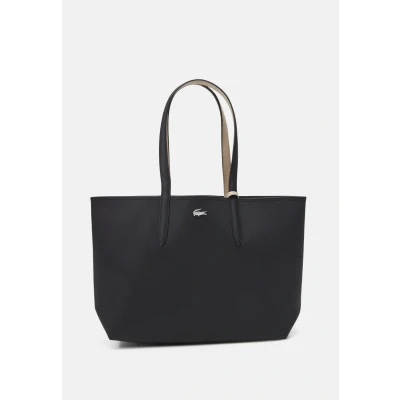 Abbildung von Lacoste ANNA Shopping Bag, Damen, Größe: One Size, Black/warm sand