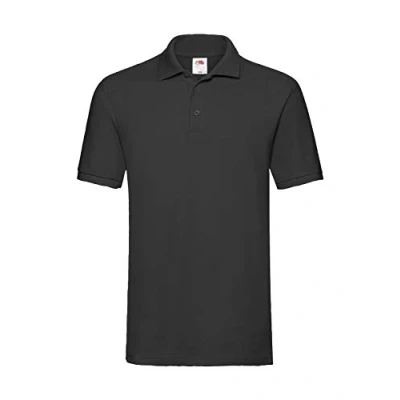 Abbildung von Fruit of the Loom Premium Polo S M L XL XXL 3XL auch Farbsets Schwarz