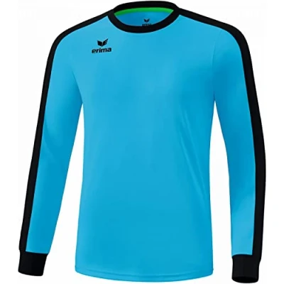 Abbildung von Erima Unisex Kinder Retro Star Trikot Langarm, Curacao/Schwarz, 116 EU