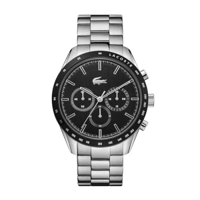 Abbildung von Lacoste Chronograph Quarz Uhr für Herren mit Silbernes Edelstahlarmband 2011079