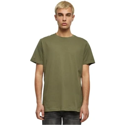 Abbildung von Build Your Brand Herren BB010 Basic Round Neck T Shirt, Olive, XL