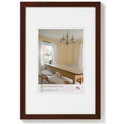 Abbildung von walther design Bilderrahmen nussbaum 20 x 30 cm Peppers Holzrahmen BP030N
