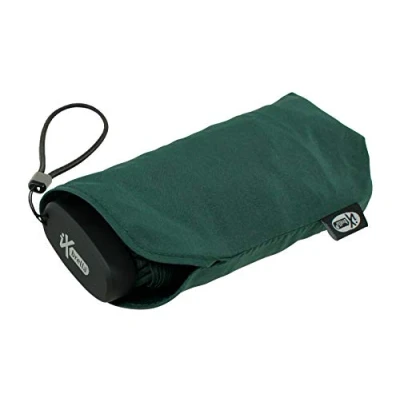 Abbildung von iX brella Ultra Small 15cm Kleiner Taschenschirm im Handy Format Pineneedle Green