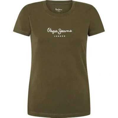 Abbildung von Pepe Jeans Virginia Tshirt print, Damen, Größe: XS, Leaf green