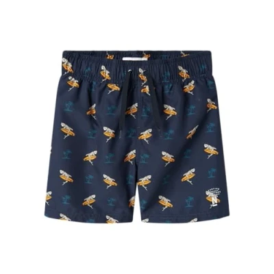 Abbildung von Name it Nkmzoccas SWIM Badeshorts Navy für Kinder, Größe: 122,