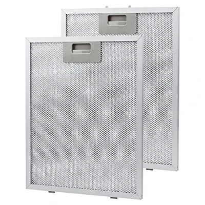 Abbildung von Antoble Aluminium Fettfilter Austauschfilter Dunstabzugshauben für Küchenabzugshauben 320 x 260mm(2 Stück)
