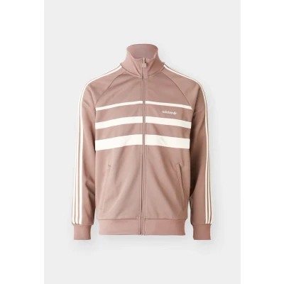 Abbildung von adidas Originals First Trainingsjacke, Herren, Größe: Small, Trace brown/wonder white
