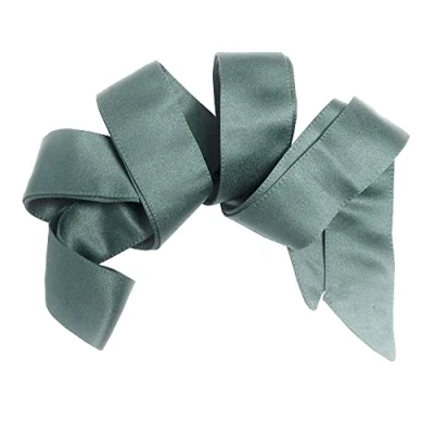 Abbildung von Maya Deluxe Women&#039;s Womens Ladies Satin Sash Waist Tie Ribbon Bow Accessory for Bridesmaids Bridal Wedding Prom Evening Occasion Belt, Misty Green, S M