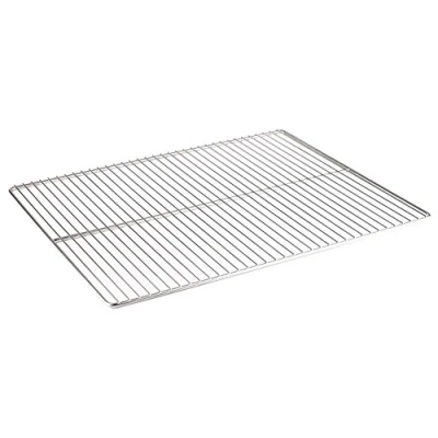 Abbildung von APS GN 1/2 Rost, Küchenrost, Küchenhelfer, Küchengitter, elektrolytisch poliert, Drahtstärke 3mm, Rahmendraht 6mm, 26,5 x 32,5 cm, Edelstahl 18/10, extra schwere Qualität