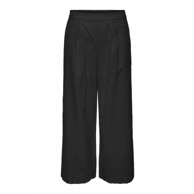 Abbildung von ONLY Onlroxanne Geschnitten Stoffhose, Damen, Größe: XS, Black