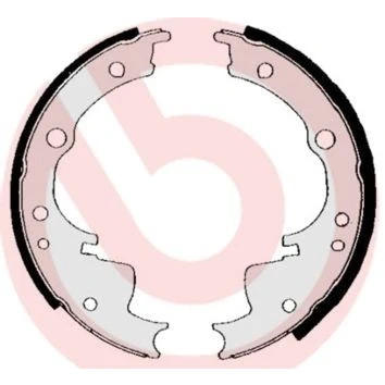 Abbildung von BREMBO S A6 501 Bremsbacken 254 90 IVECO: DAILY 2 Kasten/Kombi
