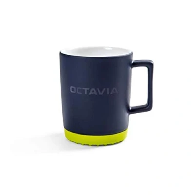 Abbildung von Skoda 5E3069601 Octavia Porzellanbecher Kaffeetasse Silikonuntersetzer Accessoires
