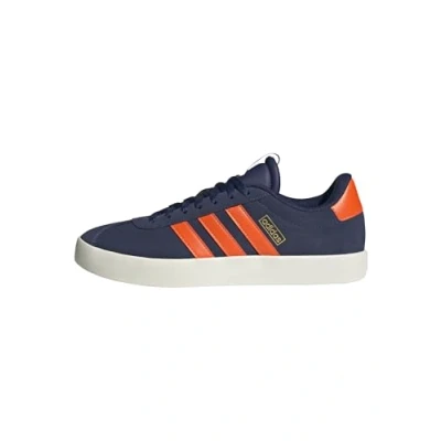 Abbildung von adidas Vl Court 3.0 Shoes Herren Schuhe, Dark Blue Impact Orange Gold Met, 43 1/3 EU