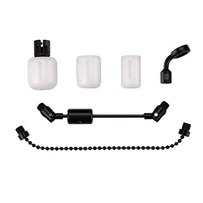 Abbildung von New Direction Tackle Teflon T4 Bite Indicator Bobbin(Three White Bodies) with Carbon Arm for Carp Fishing