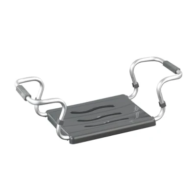 Abbildung von WENKO Badewannensitz Secura Silber, Ausziehbar von 55 bis 65 cm, 120 kg Tragkraft, x 18 26 cm