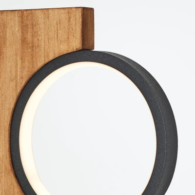 Abbildung von Brilliant LED Tischleuchte »Cheesy«, 50 cm Höhe, 1300 lm, 3000K, Holz/Metall, natur/schwarz