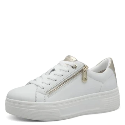 Abbildung von Tamaris Sneaker low, Damen, Größe: 36, White nappa Schuhe
