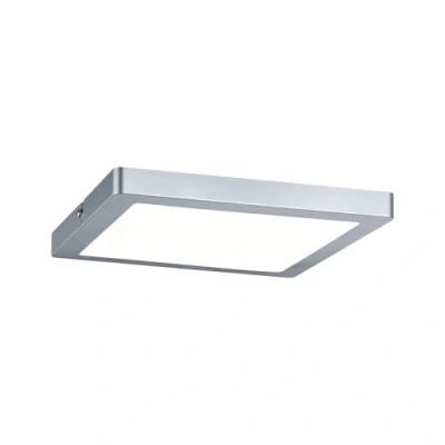 Abbildung von Paulmann 70935 LED Panel Atria eckig incl. 1x16 Watt Deckenlampe Chrom matt Deckenleuchte Kunststoff Wohnzimmerlampe 4000 K