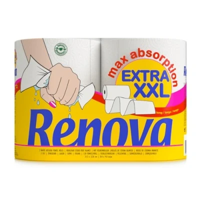 Abbildung von Renova Küchenrollen Maxi Absorption Extra XXL 2 Rollen Standard Papier FSC zertifiziert