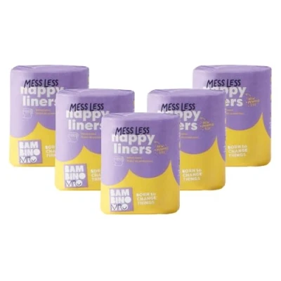 Abbildung von Bambino Mio, Supersoft Windelvlies, biologisch abbaubar, 100 Stück ( 5er Pack)