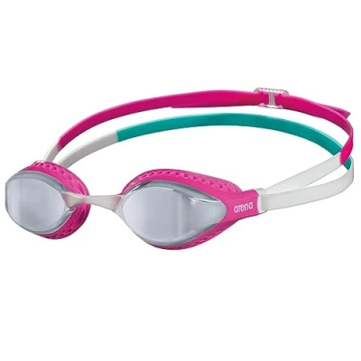Abbildung von Arena Airspeed Mirror Schwimmbrille silvercoloured/pink, Damen, Größe: One Size, Silver coloured/pink