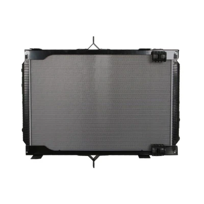 Abbildung von THERMOTEC D7RV005TT Kühler, Motorkühlung Aluminium für Fahrzeuge mit/ohne Klimaanlage 990 689 48 mit Zubehör Schaltgetriebe Kühlrippen gelötet