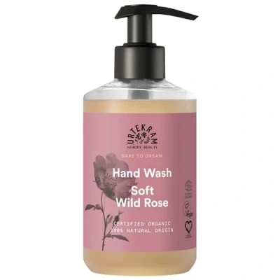 Abbildung von Urtekram Handseife Feuchtigkeitsspendend Soft Wild Rose 300 ml, Vegan, Biologisch, Natürlichen Ursprungs