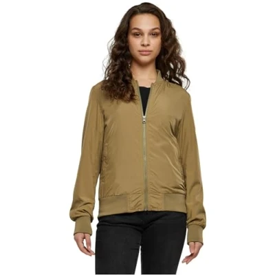 Abbildung von Urban Classics Bomberjacke, Damen, Größe: Large, Khaki