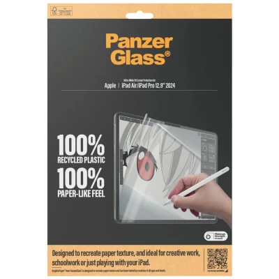 Abbildung von iPad Air 13 inch (2024) M2 Schutzfolie PanzerGlass GraphicPaper Screenprotector Ultra Wide Fit Displayschutz für das Zoll