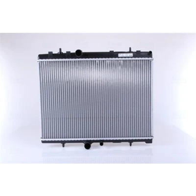 Abbildung von NISSENS 63607A Kühler, Motorkühlung Aluminium 380 549 26 Kühlrippen gelötet CITROËN: C5 II Hatchback, III Estate, PEUGEOT: 407 Saloon