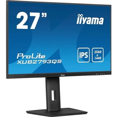 Abbildung von iiyama ProLite XUB2793QS B7 68,5cm 27&quot; IPS LED Monitor WQHD 100Hz HDMI DP Höhenverstellung Pivot Adaptive Sync schwarz