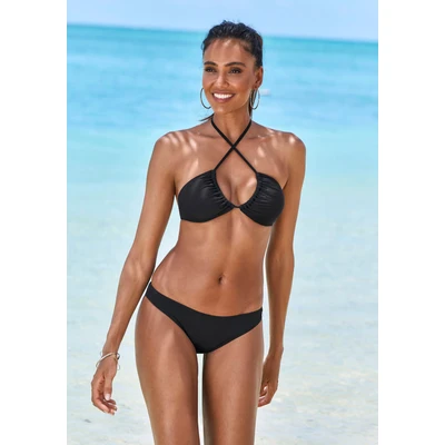 Abbildung von Lascana Bikini SET Bikini, Damen, Größe: 40xC/D, Black