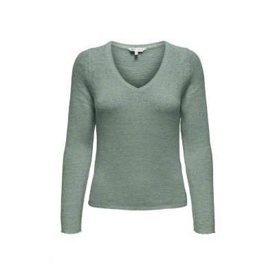 Abbildung von ONLY Onlgeena V NECK Strickpullover, Damen, Größe: XS, Pad