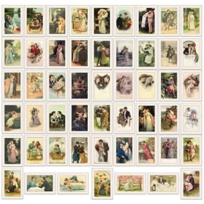 Abbildung von Pusteblume Grusskarten 52 Postkarten Hochzeit Kreatives Hochzeitsgeschenk Wochen lang, jede Woche eine Vintage Liebe Postkarte (Vintage)