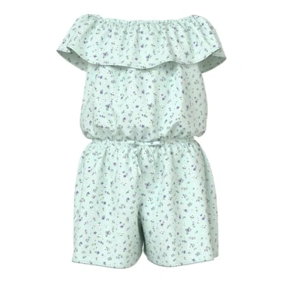 Abbildung von Name It Mädchen Nkfvinaya Ss Playsuit Fffff Noos, Aqua Glass, 128