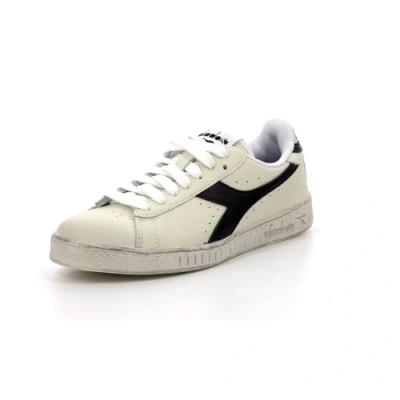 Abbildung von Diadora GAME Waxed Unisex Sneaker low, Größe: 44, White/black Leder