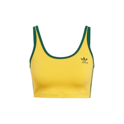 Abbildung von adidas Originals Top Crew yellow collegiate green, Damen, Größe: 42/44 (L), green