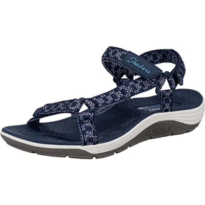 Abbildung von Skechers Damen Reggae Cup My Bestie Sandale, Navy Knit/TPU, 38 EU