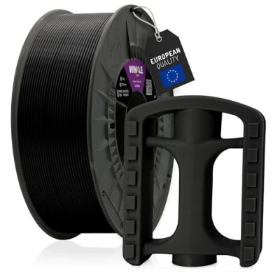 Abbildung von WINKLE ASA Filament für 3D Drucker, 2,85 mm, 1 kg, schwarzer Griff, kompatibel mit den meisten Druckern, Maßgenauigkeit, robust, Spule kg