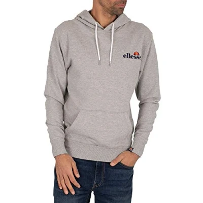 Abbildung von Ellesse Mens Primero OH Hoody Sweatshirt, Grey Marl, SML