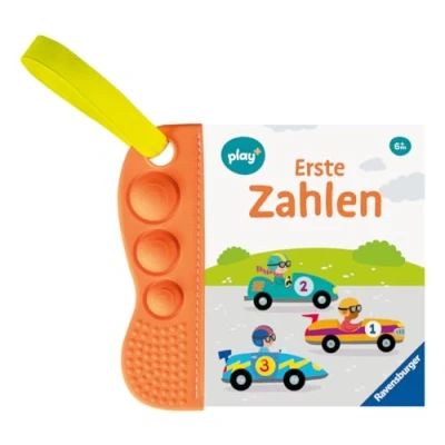 Abbildung von Ravensburger Play+ flip&amp;pop: Erste Zahlen (Mein allererstes Beißbuch), Baby Buch ab 6 Monate: Mein Beißbuch