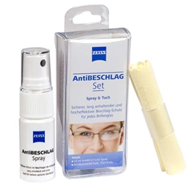 Abbildung von ZEISS AntiBESCHLAG Set (Spray 15ml + Tuch), effektiver Schutz vor beschlagenden Brillengläsern